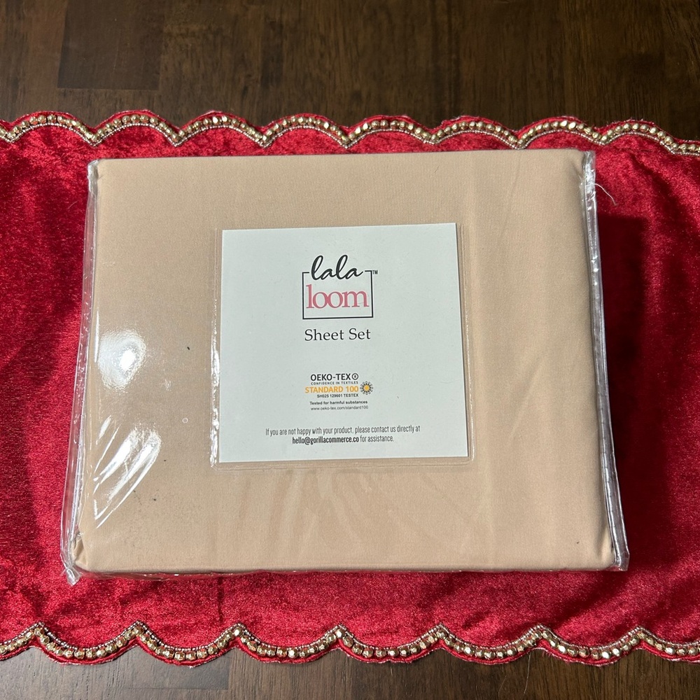 Beige Sheet Set - Queen NWT